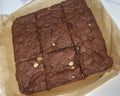 Semi Chocolate, Cream Cheese Chip Brownies. (9 Count)